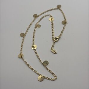 Dainty Gold Choker Necklace 14”